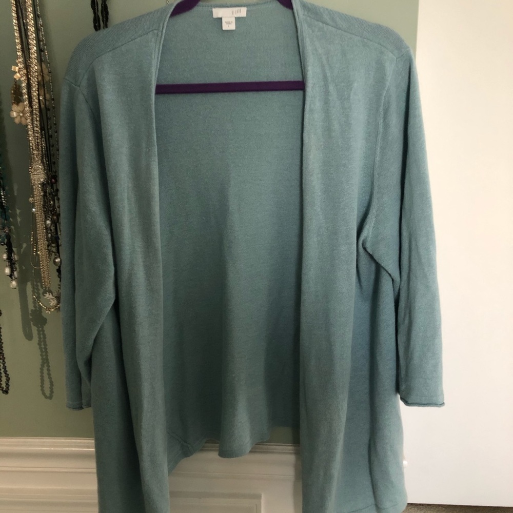 J Jill Open Front Cardi